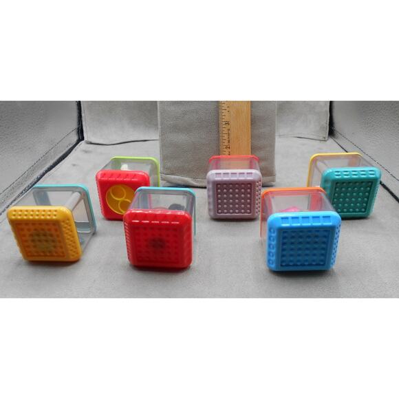 Fisher Price Peek A Block 2004 Big Top Blocks C0243 Lot of 6 Circus Themed - Picture 10 of 10